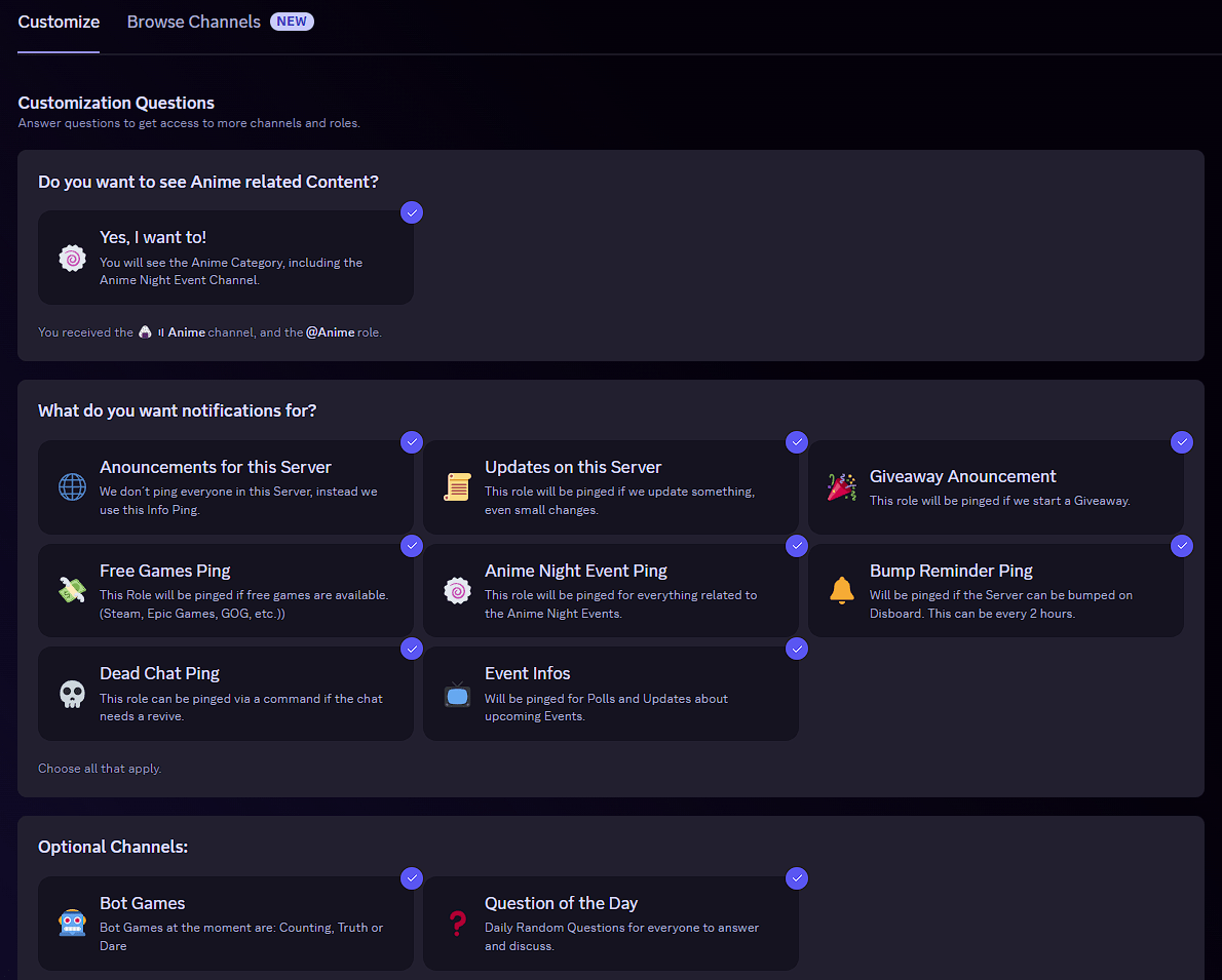 Custom Roles via Onboarding